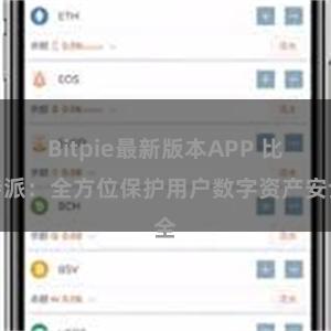 Bitpie最新版本APP 比特派：全方位保护用户数字资产安全