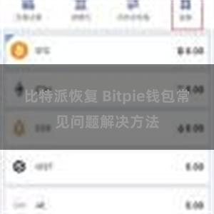 比特派恢复 Bitpie钱包常见问题解决方法