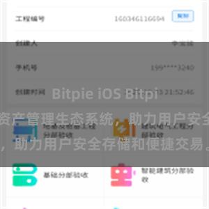 Bitpie iOS Bitpie钱包：打造数字资产管理生态系统，助力用户安全存储和便捷交易。