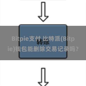 Bitpie支付 比特派(Bitpie)钱包能删除交易记录吗？