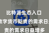 比特派生态入口  是对数字货币贬责的需求日益增多