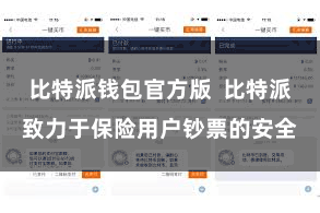 比特派钱包官方版  比特派致力于保险用户钞票的安全