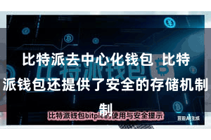 比特派去中心化钱包  比特派钱包还提供了安全的存储机制