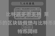 比特派多币支持  莱特币的区块链假想与比特币同样